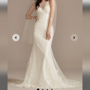 Brand New! Never been worn or altered Wedding Dress, Belt, and Tiara!